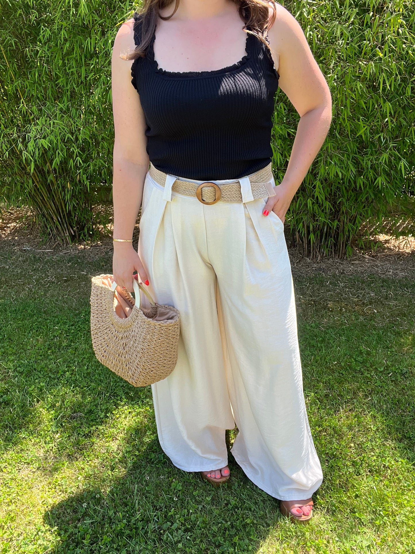 Pantalon beige ALIX