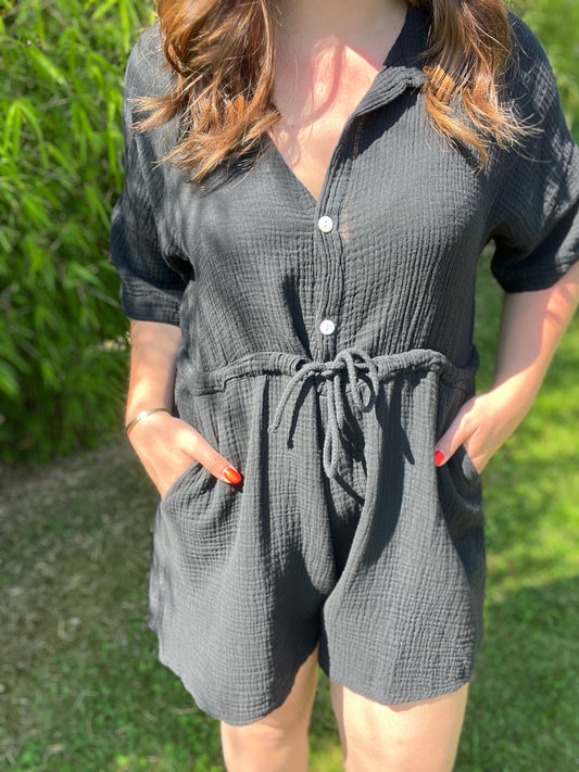 Combishort CAMI noir