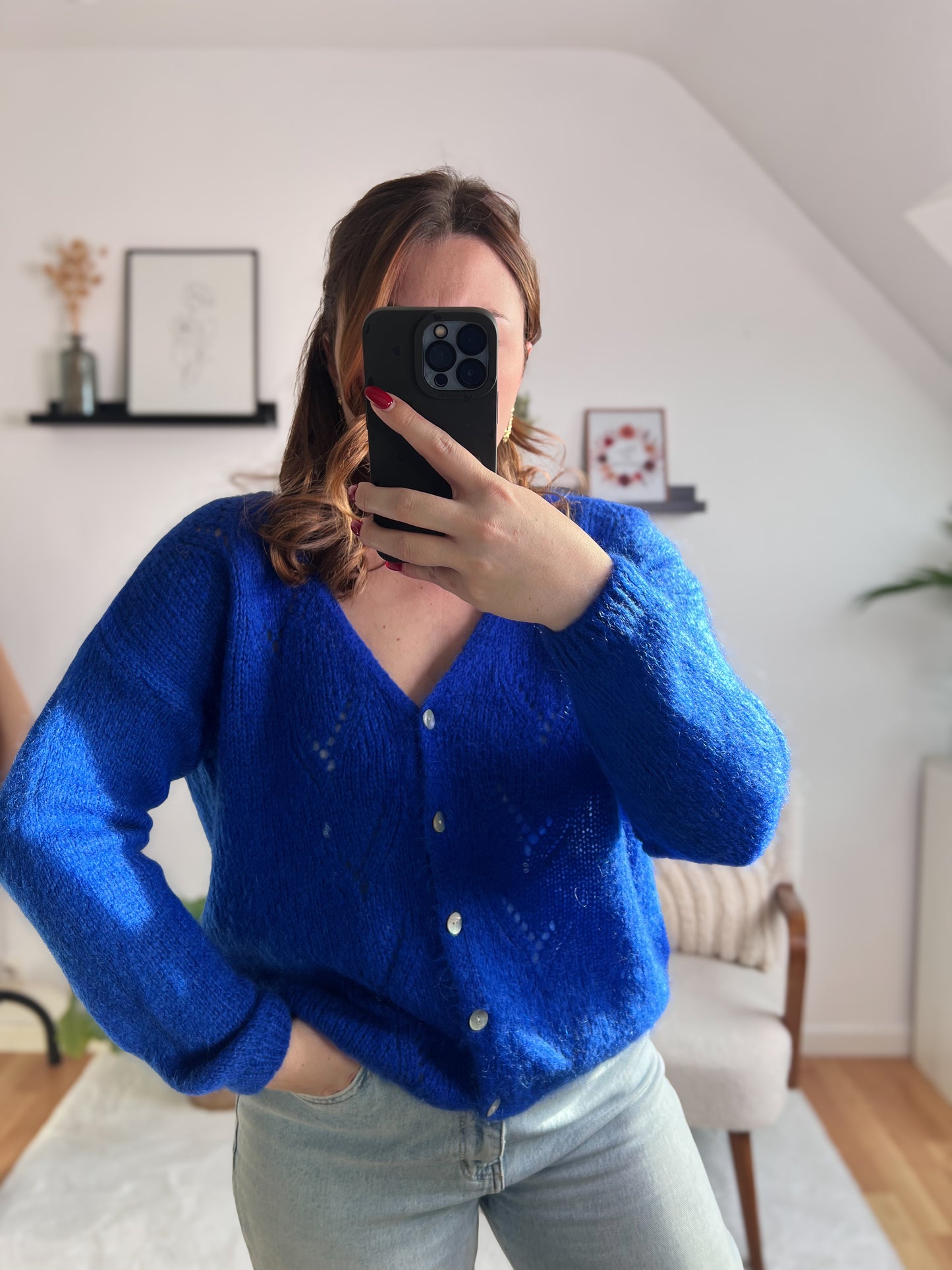 LOLA königsblaue Weste