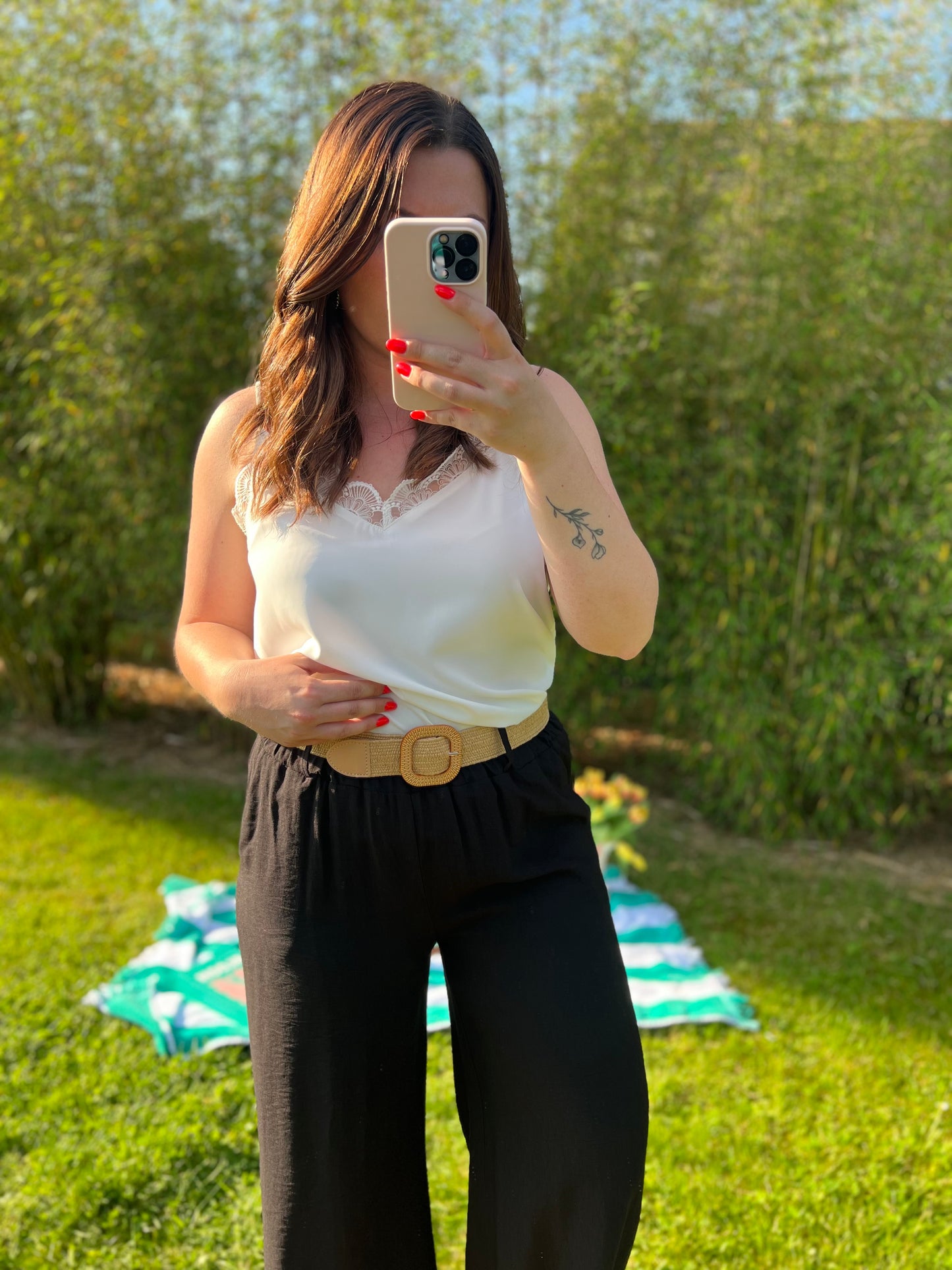 Pantalon fluide CHLOE noir