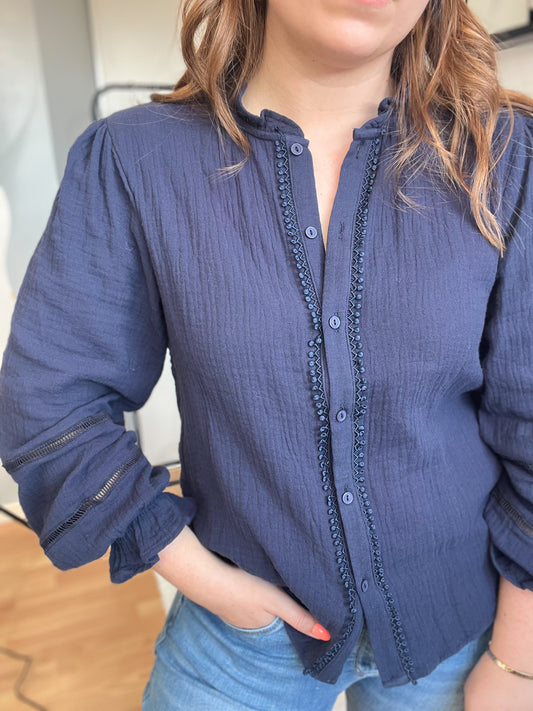 Blouse Bleu ALBA