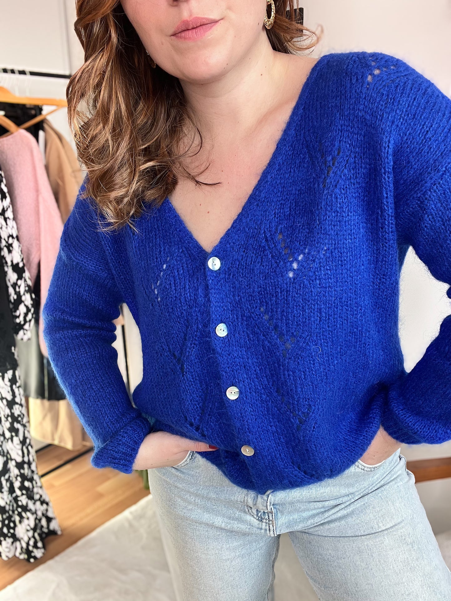 LOLA königsblaue Weste