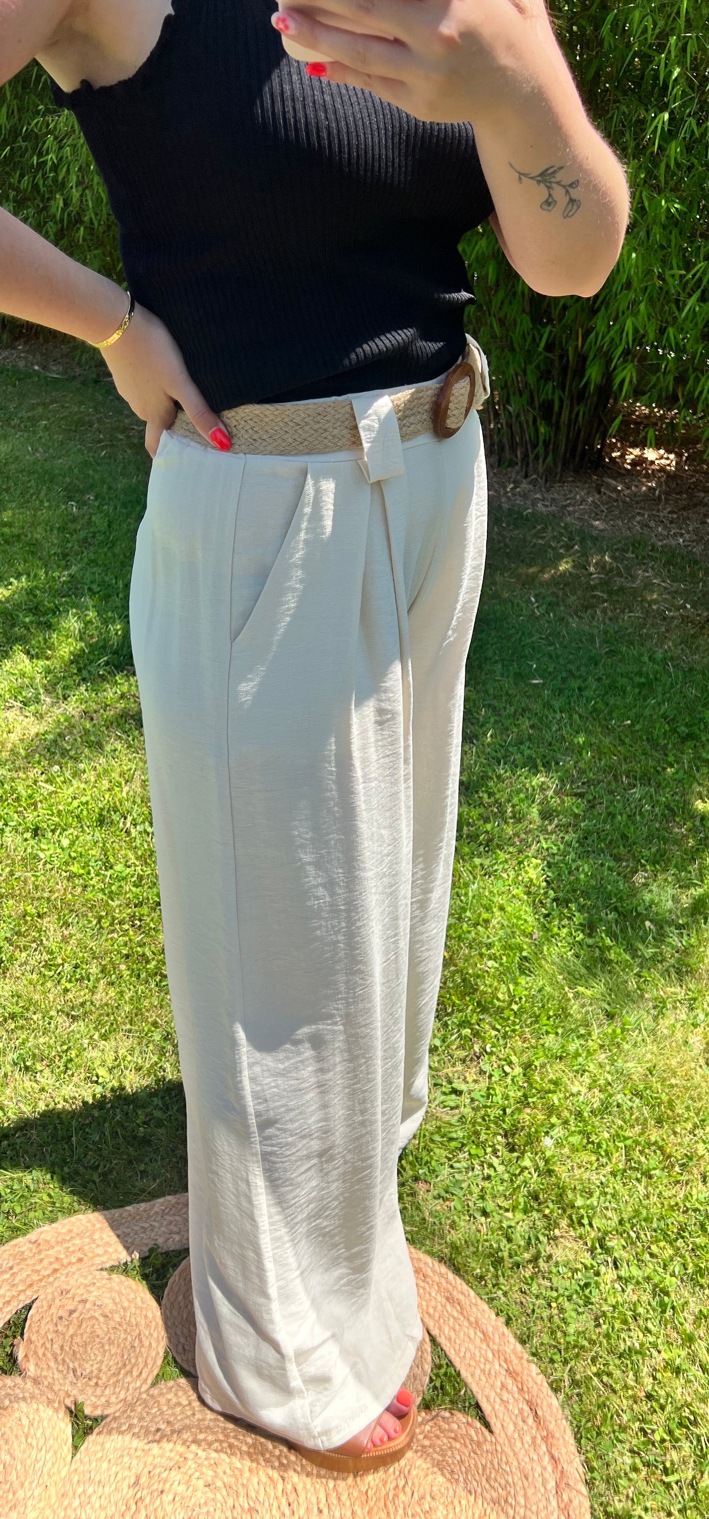 Pantalon beige ALIX