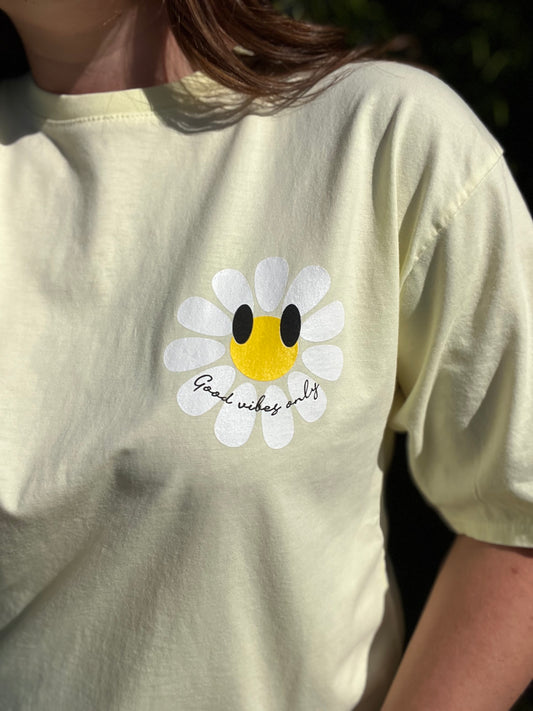 T-shirt SMILE jaune