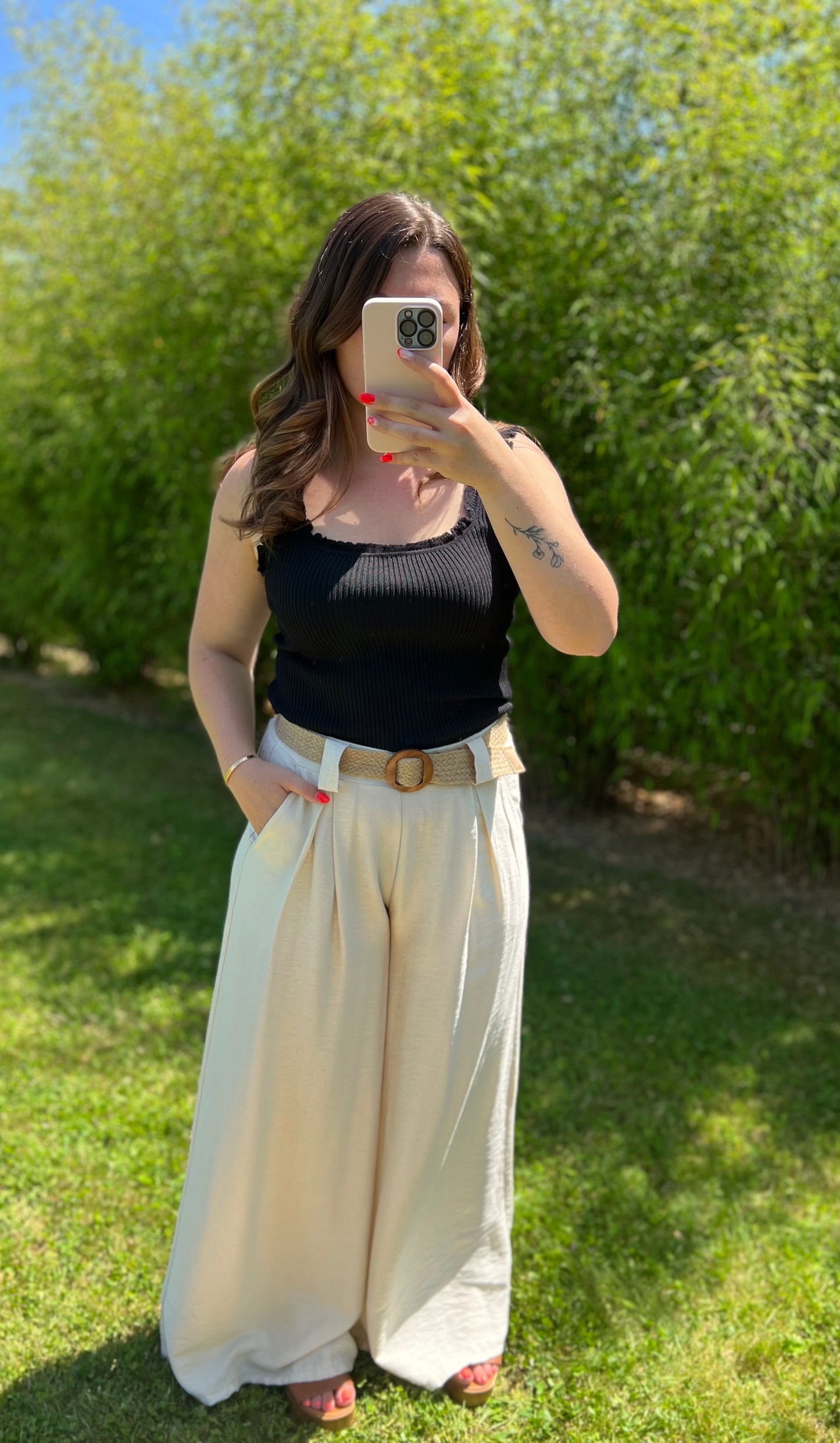 Pantalon beige ALIX