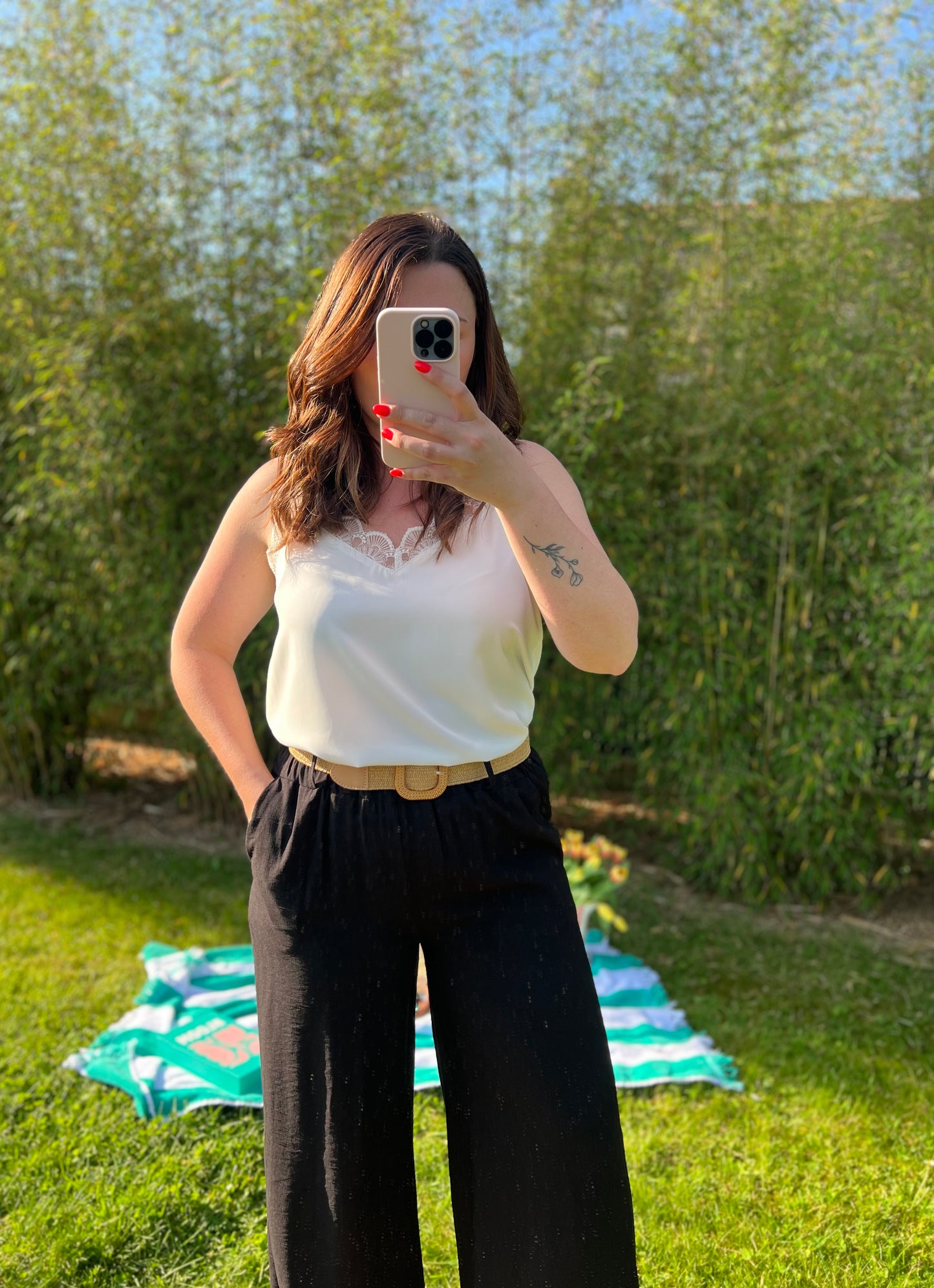 Pantalon fluide CHLOE noir