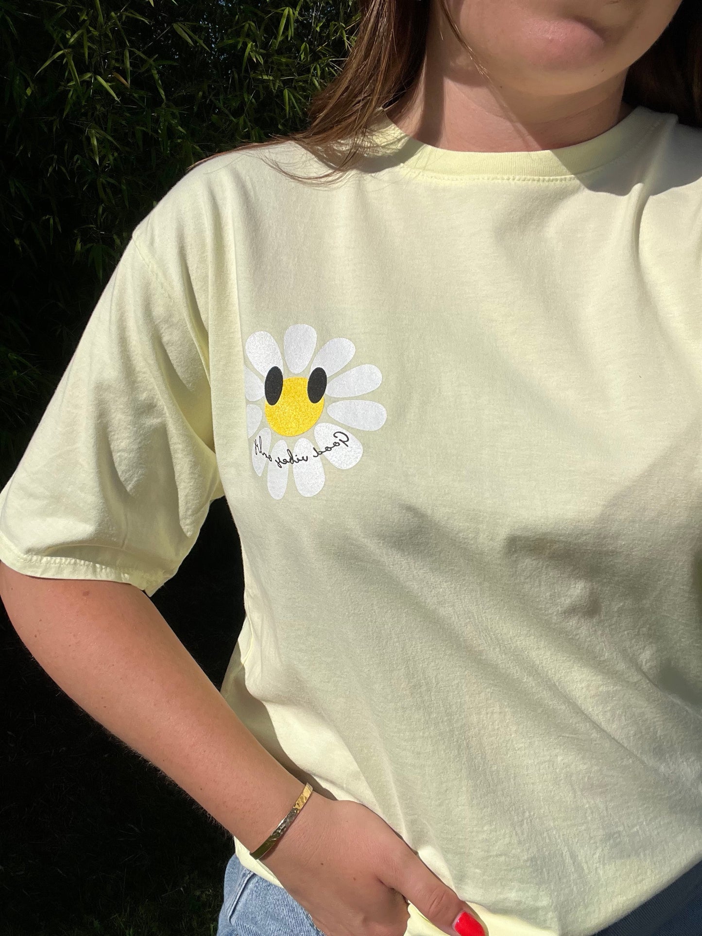 T-shirt SMILE jaune