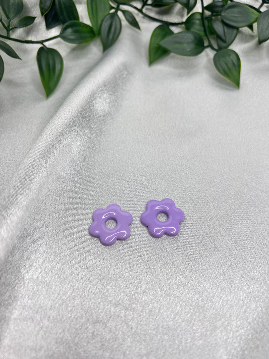 Pampilles FLEUR lila pour boucles interchangeables