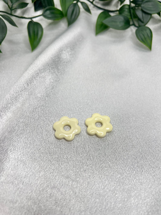 Pampilles FLEUR jaunes pour boucles interchangeables