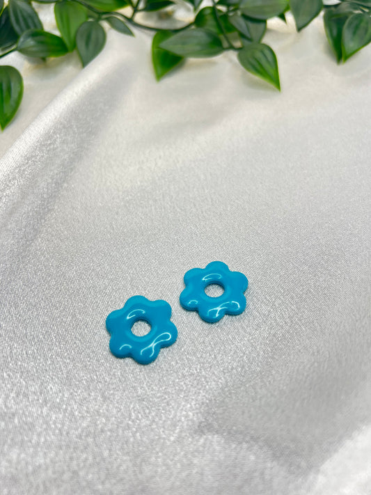 Pampilles FLEUR turquoise pour boucles interchangeables