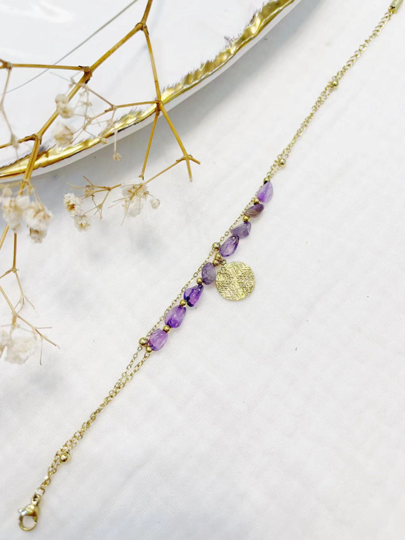 PURPLE JADE Bracelet