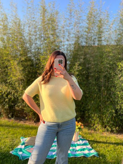 Pull sans manche  jaune BRIE