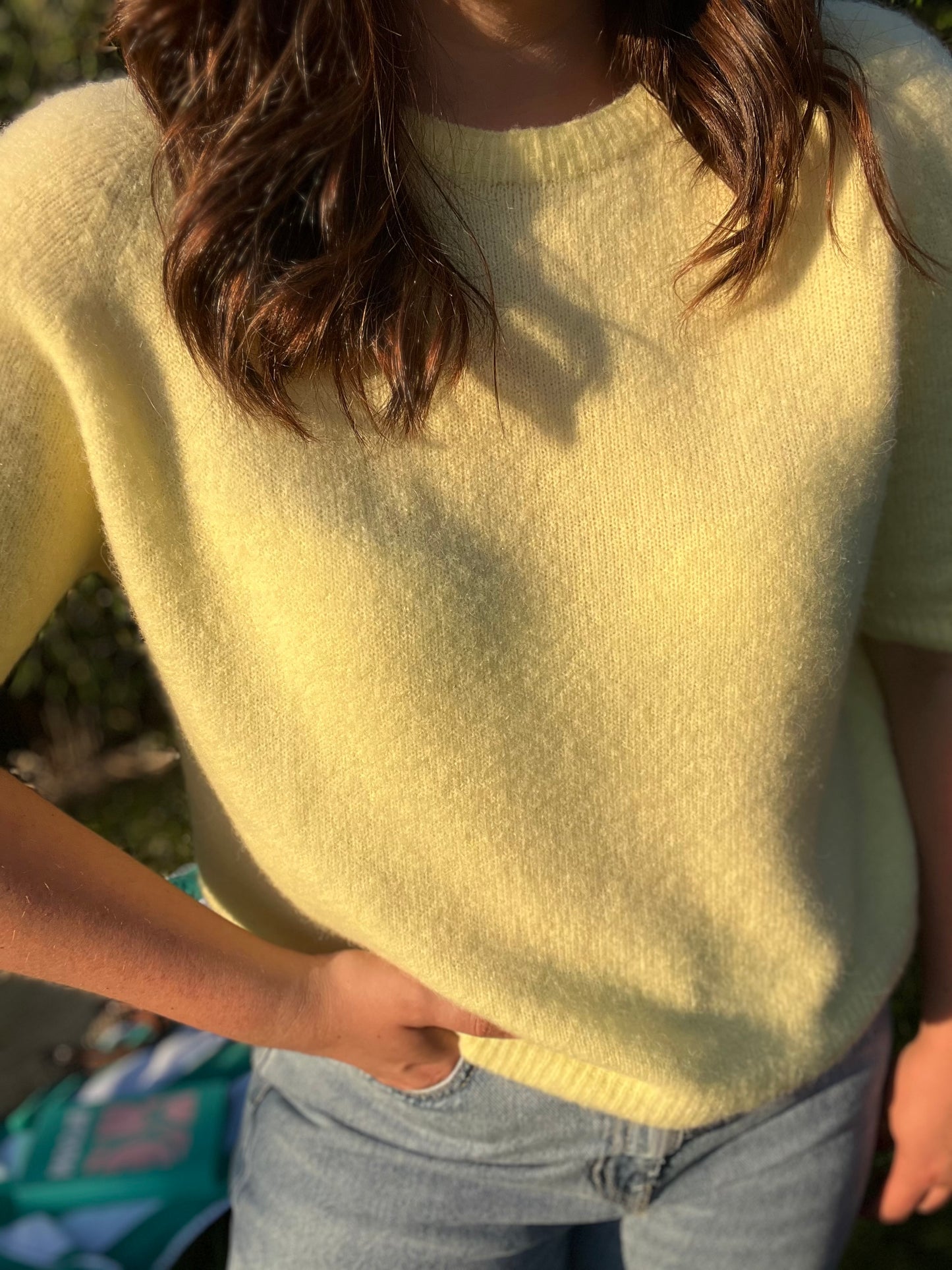 Pull sans manche  jaune BRIE