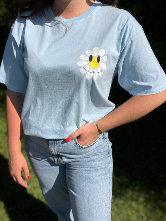 T-shirt SMILE bleu