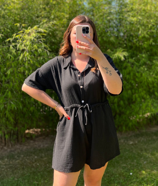 Combishort CAMI noir