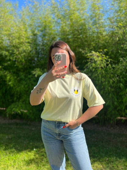 T-shirt SMILE jaune