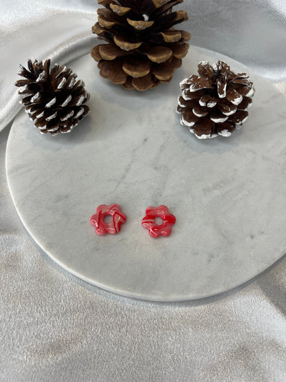 Pampilles FLEUR rose nuancé pour boucles interchangeables